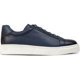 Deery Erkek Hakiki Deri Mavi Sneaker Ayakkabı - 02018MMVIC02