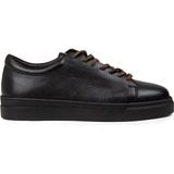 Deery Erkek Hakiki Deri Siyah Sneaker Ayakkabı - 02004MSYHC01