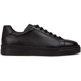 Deery Erkek Hakiki Deri Siyah Sneaker Ayakkabı - 02018MSYHC01