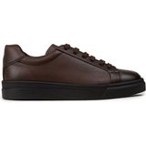 Deery Erkek Kahverengi Hakiki Deri Sneaker Ayakkabı - 02018MKHVC02