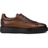 Deery Hakiki Deri Taba Rengi Erkek Sneaker Ayakkabı - 01954MTBAE02