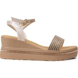 Deery Kadın Bej Platform Sandalet - K0061ZBEJC01