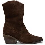 Deery Kadın Hakiki Süet Kahverengi Western Bot - Z1564ZKHVC01