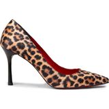 Deery Kadın Leopar Desenli Stiletto Topuklu Ayakkabı - P4539ZLPRM01 - Kahverengi