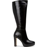Deery Kadın Siyah Rugan Platform Topuklu Çizme - K0606ZSYHM01