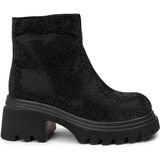 Deery Kadın Siyah Taşlı Fermuarlı Bot - K2056ZSYHC01