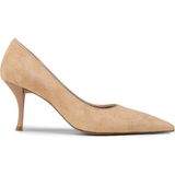 Deery Kadın Süet Bej Sivri Burun Stiletto - V4045ZBEJM01