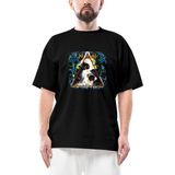 Def Leppard Hysteria Oversize Siyah Tişört - M