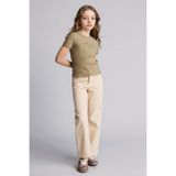DeFacto %100 Pamuk 90's Wıde Leg Gabardin Pantolon Kız Çocuk G0603A826SP