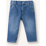 DeFacto %100 Pamuk Baggy Fit Mavi Pantolon Kız Bebek H2202A526HS - 18 - 24 Ay - Mavi-NM28