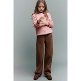 DeFacto %100 Pamuk Balloon Fit Oval Paça Gabardin Okul Pantolonu Kız Çocuk F7573A825AU