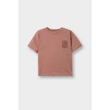 DeFacto %100 Pamuk Baskılı Kısa Kollu Tişört Erkek Bebek D7910A526SM - Bordo-BR165 - 2 - 3 Yaş
