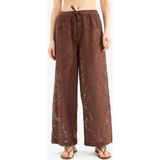 DeFacto %100 Pamuk Beli Lastikli Dantel Plaj Pantolonu D9767AX25SM - Kahve-BN319