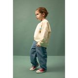 DeFacto %100 Pamuk Beli Lastikli Jean Pantolon Erkek Bebek G6875A526SP - Mavi-NM28 - 9 - 12 Ay