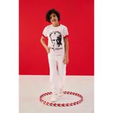 DeFacto %100 Pamuk Bisiklet Yaka Atatürk Baskılı Kısa Kollu Tişört Erkek Çocuk B6938A824SM