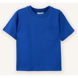 DeFacto %100 Pamuk Bisiklet Yaka Basic Kısa Kollu Tişört Erkek Bebek B7005A526SM - Mavi-BE114 - 4 - 5 Yaş