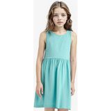 DeFacto %100 Pamuk Bisiklet Yaka Basic Kolsuz Yazlık Elbise Kız Çocuk B4336A825SM - Aqua - Dropsuz - 5 - 6 Yaş