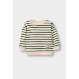DeFacto %100 Pamuk Bisiklet Yaka Çizgili Sweatshirt Erkek Bebek E0280A526SP - Bej-BG319 - 9 - 12 Ay