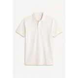 DeFacto %100 Pamuk Büyük Beden Kısa Kollu Polo Tişört H1650AX26SP - Beyaz-WT32 - 4XL