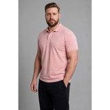 DeFacto %100 Pamuk Büyük Beden Kısa Kollu Polo Tişört H1650AX26SP - Bordo - 3XL