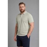 DeFacto %100 Pamuk Büyük Beden Kısa Kollu Polo Tişört H1650AX26SP - Yeşil-GN1255 - 4XL