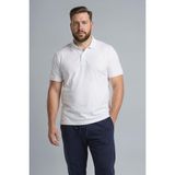 DeFacto %100 Pamuk Büyük Beden Polo Tişört H2053AX26SP - Beyaz-WT32 - 4XL
