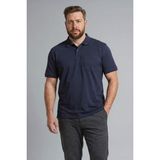 DeFacto %100 Pamuk Büyük Beden Polo Tişört H2053AX26SP - Lacivert-NV64 - 4XL