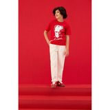DeFacto %100 Pamuk Carrot Fit Standart Paça Gabardin Pantolon Erkek Çocuk E2218A826SP - Ekru-ER105 - 13 - 14 Yaş