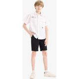 DeFacto %100 Pamuk Cepli Basic Gabardin Şort Erkek Çocuk C2955A825SM - Siyah-BK27 - Dropsuz - 9 - 10 Yaş