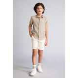 DeFacto %100 Pamuk Cepli Basic Gabardin Şort Erkek Çocuk C2955A826SM - Ekru-ER37 - 5 - 6 Yaş