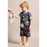 DeFacto %100 Pamuk Desenli 2'li Antrasit Pijama Takımı Erkek Bebek H8216A526HS - 9 - 12 Ay