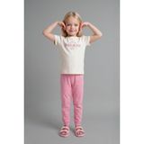 DeFacto %100 Pamuk Desenli 2'li Kısa Kollu Pijama Takımı Kız Bebek I1005A526AU