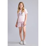 DeFacto %100 Pamuk Disney Mickey & Minnie Lisanslı Regular Fit Elastik Bel 2'li Açık Pembe Pijama Takımı Kız Çocuk H8101A826HS - 7 - 8 Yaş