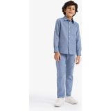 DeFacto %100 Pamuk Düz Paça Pantolon Erkek Çocuk G6741A826SP - Indigo-IN34 - 5 - 6 Yaş
