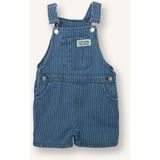 DeFacto %100 Pamuk Erkek Bebek Çizgili Jean Tulum H5357A526HS - Mavi-NM28 - 2 - 3 Yaş
