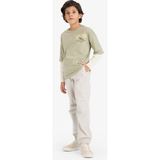 DeFacto %100 Pamuk Erkek Çocuk Jogger Fit Gabardin Pantolon B6713A826SM - Gri-GR296 - 8 - 9 Yaş