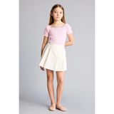 DeFacto %100 Pamuk Gabardin Etek Kız Çocuk E2648A826SP - Siyah-BK27 - 8 - 9 Yaş