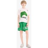 DeFacto %100 Pamuk Garfield Lisanslı Regular Fit 2'li Beyaz Pijama Takımı Erkek Çocuk E0345A825HS - Beyaz-WT34 - 5 - 6 Yaş