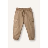 DeFacto %100 Pamuk Kargo Fit Jogger Paça Gabardin Pantolon Erkek Bebek G6429A526SP