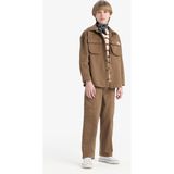DeFacto %100 Pamuk Loose Fit Pantolon Erkek Çocuk D9850A825SP - 11 - 12 Yaş - Bej-BG80