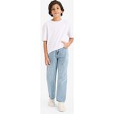 DeFacto %100 Pamuk Loose Fit Yırtık Detaylı Düz Paça Jean Pantolon Erkek Çocuk G6698A826SP - Mavi-NM39 - 11 - 12 Yaş
