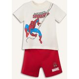 DeFacto %100 Pamuk Marvel Spiderman 2'li Pijama Takımı Erkek Bebek H3502A526SM - Kırmızı-RD79 - 18 - 24 Ay