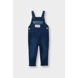 DeFacto %100 Pamuk Nakışlı Jean Tulum Erkek Bebek G6696A526SP - Mavi-NM28 - 3 - 4 Yaş