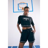 DeFacto %100 Pamuk NBA Brooklyn Nets Cropped Fıt Tişört B9953AX25SM