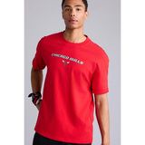 DeFacto %100 Pamuk NBA Chicago Bulls Oversize Kısa Kollu Tişört H3318AX26SM - Kırmızı-RD296 - XL