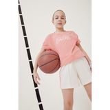 DeFacto %100 Pamuk NBA Los Angeles Lakers Loose Fit Bisiklet Yaka Kısa Kollu Tişört Kız Çocuk E7633A825HS - Turuncu-OG606 - 7 - 8 Yaş