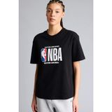 DeFacto %100 Pamuk NBA Wordmark Relax Fıt Kısa Kollu Tişört G0717AX26SP