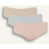 DeFacto %100 Pamuk Nefes Alabilir Micro 3'lü Hipster Külot E4938AX25SP - XL - Pink