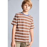 DeFacto %100 Pamuk New Regular Fit Bisiklet Yaka Kısa Kollu Kahverengi Tişört Erkek Çocuk H7906A826HS - Kahve-BN100 - 8 - 9 Yaş