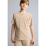 DeFacto %100 Pamuk New Regular Fit Bisiklet Yaka Kısa Kollu Tişört Erkek Çocuk G9417A826SM - Bej-BG210 - 5 - 6 Yaş